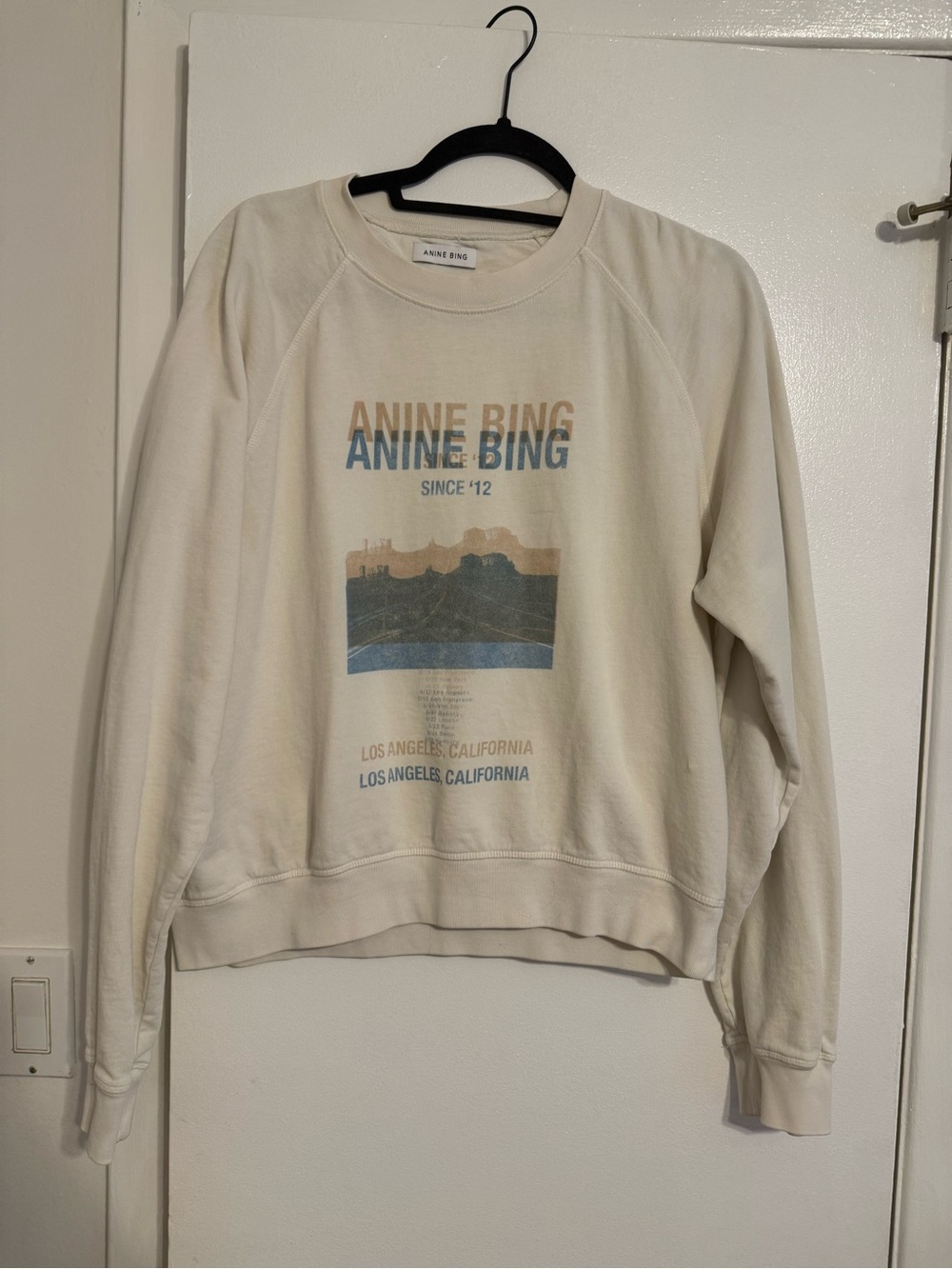 Anine Bing Arlo Desert Road Sweatshirt - Picture 2 of 5